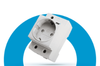 Tomada modular schuko