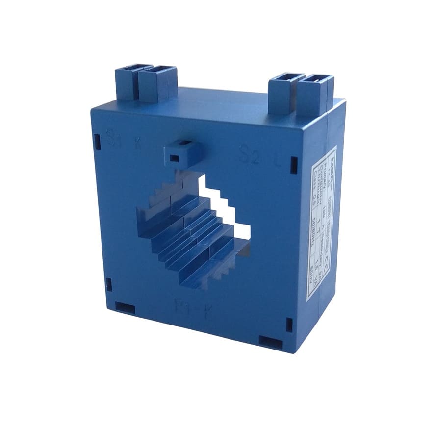 Transformador de intensidade com janela – instalação rápida em barramentos