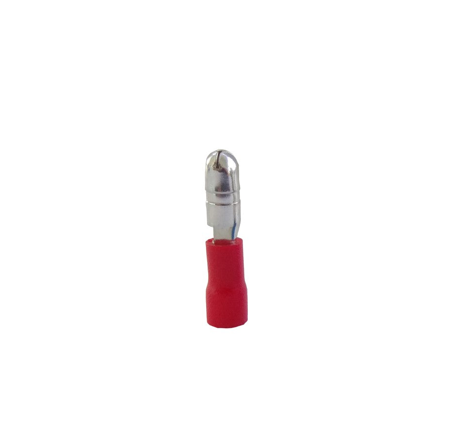 Insulated male bullet terminals (100 units)