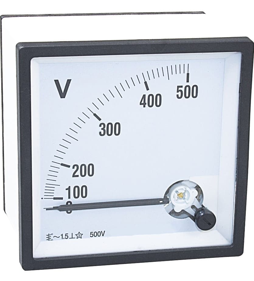 Voltímetro AC – medição da tensão em circuitos elétricos industriais
